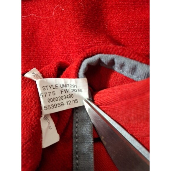 Under Armour  1/4 Zip Men’s L Loose Cold Gear Infrared Fleece Wisconsin Badgers - Picture 5 of 8